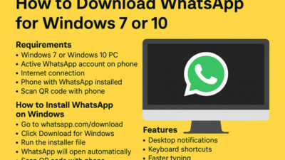 How to Download WhatsApp for Windows 7/10