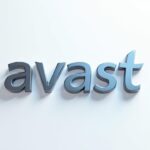 Closeup image of the word 'Avast' displayed in 3D letters