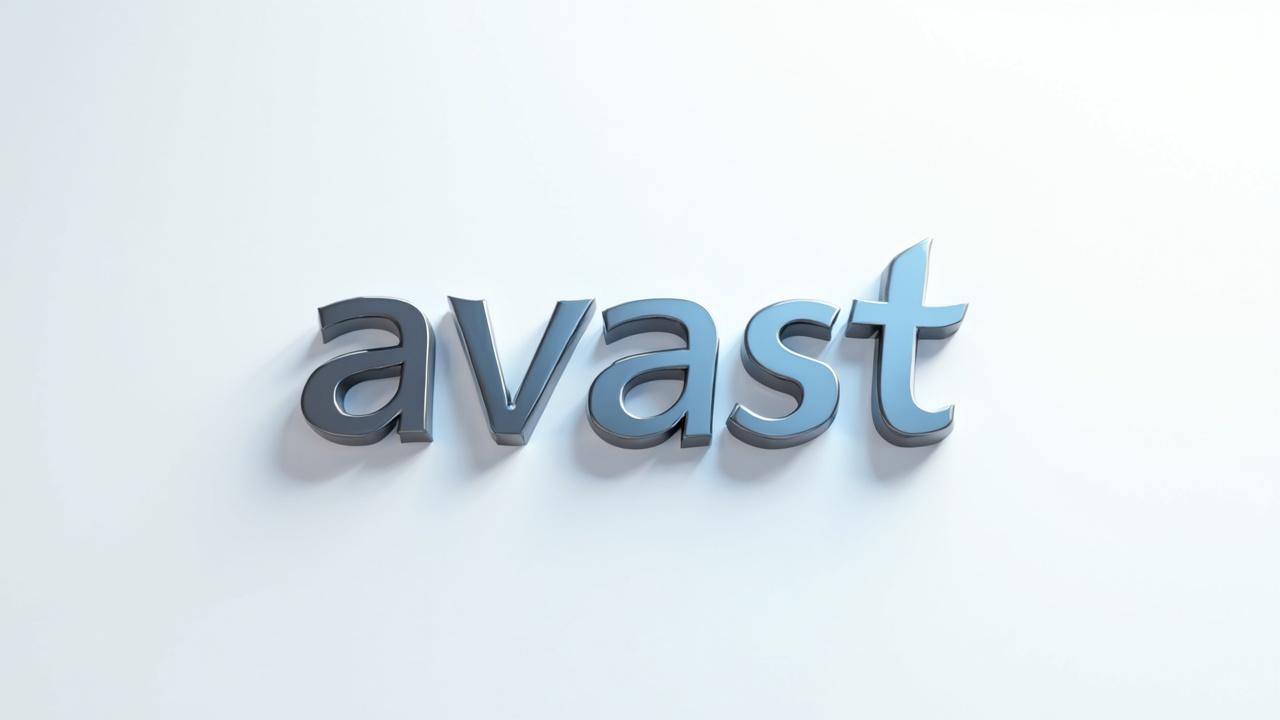 Closeup image of the word 'Avast' displayed in 3D letters